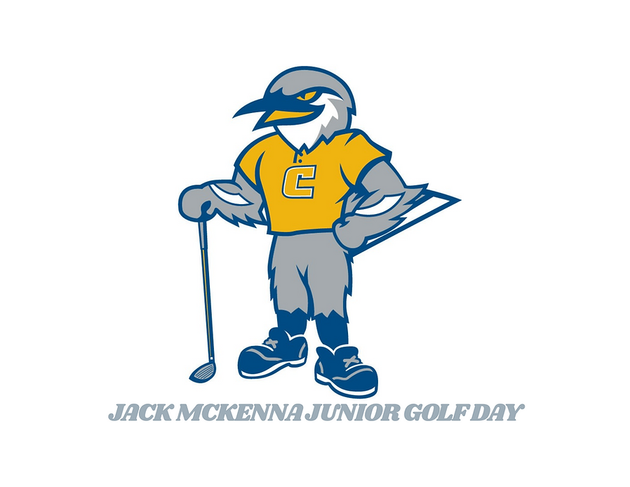 Jack McKenna Junior Golf Day with graphic of Scrappy Moc, UTC's mascot.